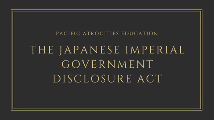 Japanese Imperial Government Disclosure Act