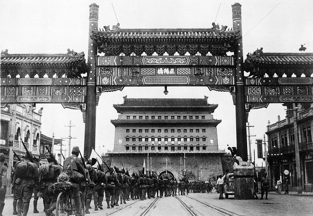 Japanese Troop in Beijing