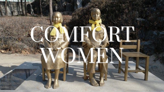 Group of comfort women sitting