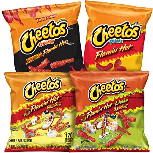 Today, the snack comes in a variety of flavors and shapes, including Flaming Hot, Chipotle Ranch, Cheeto Puffs, White Cheddar, and so much more.