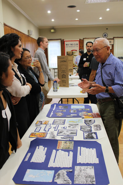 Interns present their findings at Pacific Atrocities Education Summer Showcase and Fundraiser event