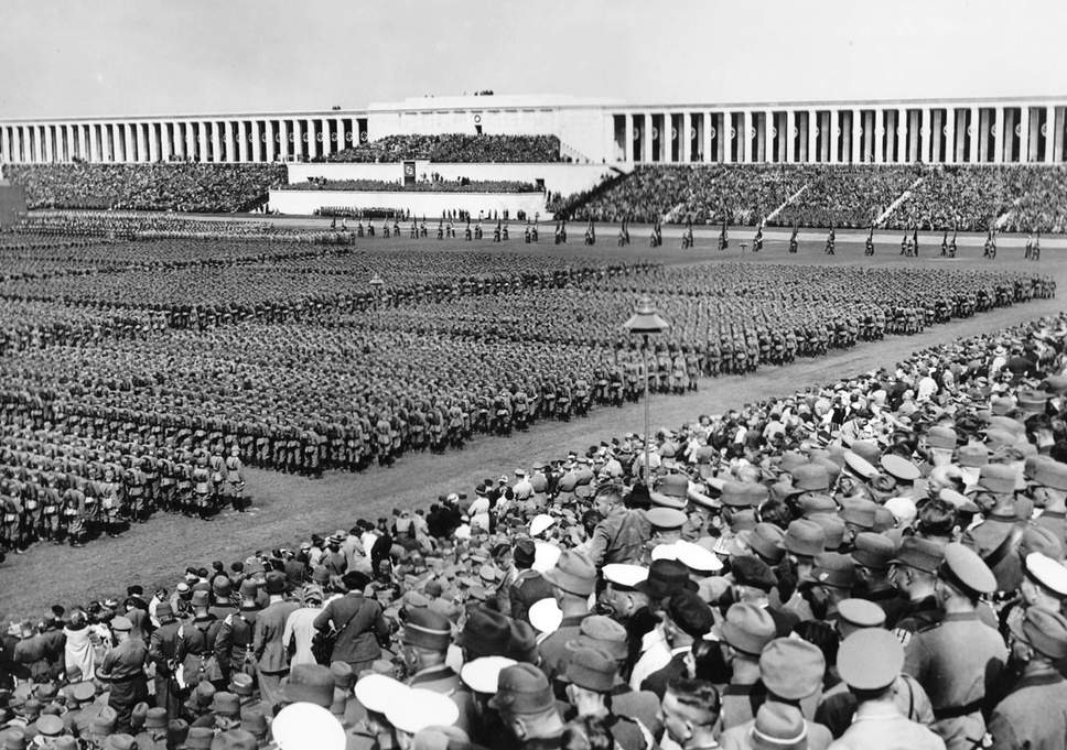 The Nuremberg Rally were held annual rally by the Nazi Party in Germany, from 1923 to 1938